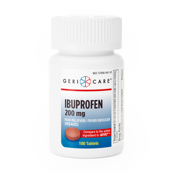 941-01-GCP Pain Relief Geri-Care 200 mg Strength Ibuprofen Tablet