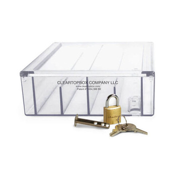 Clear Top Narcotic Box with Lock