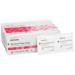 McKesson 58-204 Alcohol Prep Pad McKesson 191089