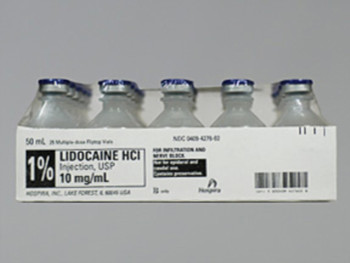 Lidocaine HCL 1% MDV