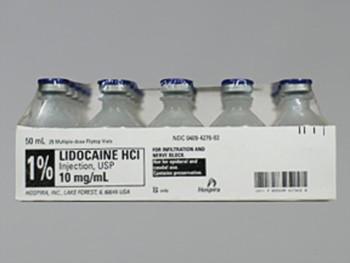 Lidocaine HCL 1% MDV