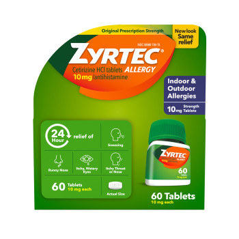 Zyrtec 10mg Tablets 60ct