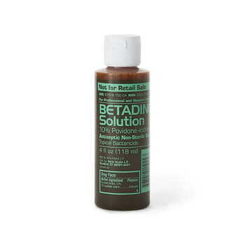 Betadine Skin Prep Solution 4oz Bottle BSOL04