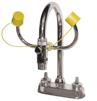 EYEWASH STATION FAUCET MOUNT CONTINUOUS FLOW