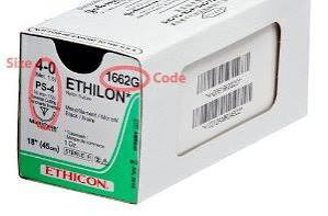ETHICON 1662G ETHILON NYLON SUTURES