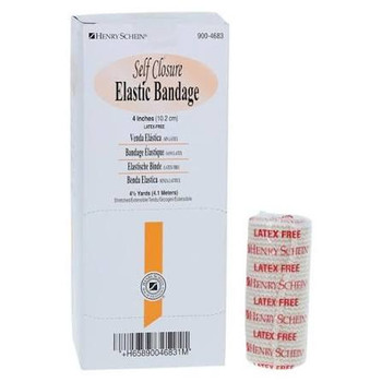STRETCH ELASTIC BANDAGE WITHOUT CLIPS  4" x 4.5 yd UOM 10/BX