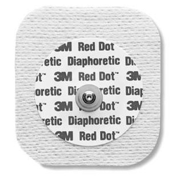 3M 2231 RED DOT DIAPHORETIC SOFT CLOTH MONITORING ELECTRODES