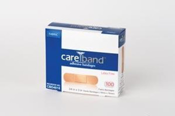 ASO CAREBAND CBD4018 FABRIC ADHESIVE STRIP BANDAGES