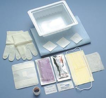 BUSSE 829 CENTRAL LINE DRESSING CHANGE TRAY WITH TEGADERM DRESSING