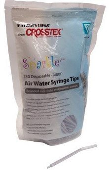 CROSSTEX BCSAWSCL SPARKLE DISPOSABLE AIR WATER SYRINGE TIPS