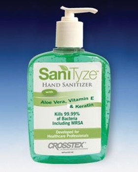 CROSSTEX JWGP SANITYZE WATERLESS MOISTURIZING ANTIMICROBIAL GEL