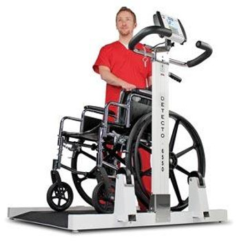 DETECTO 6550 PORTABLE WHEELCHAIR SCALE