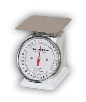 DETECTO PT-1 MECHANICAL 6 DIAL TYPE PORTION SCALES
