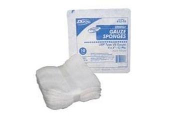 DUKAL 412-10 WOVEN COTTON GAUZE SPONGES