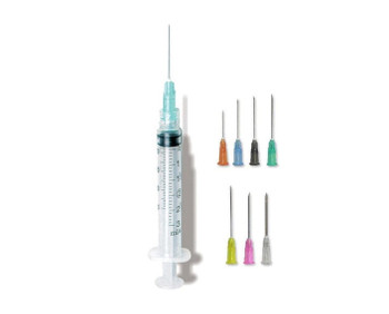 EXEL 26107 LUER LOCK SYRINGE WITH NEEDLE