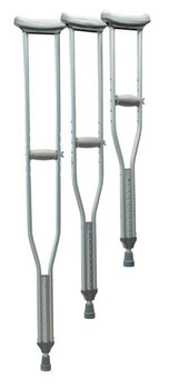 LUMEX 3613C-8 UNIVERSAL ALUMINUM CRUTCHES