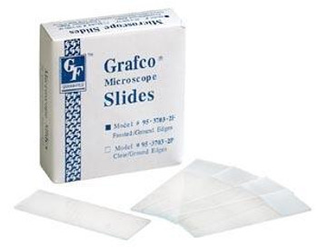 GRAHAM FIELD 3703-2F GRAFCO MICROSCOPE SLIDES