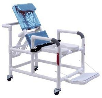 LUMEX 89330 PVC RECLINING SHOWER CHAIR