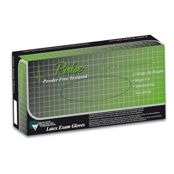 Innovative 151200 Pulse Latex Powder-Free Exam Gloves..