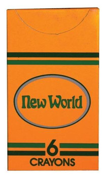 NEW WORLD IMPORTS CR6 CRAYONS and COLORING BOOK