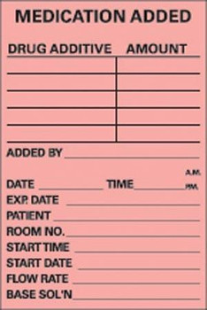 TIMEMED N-215 PATIENT CHART PRE-CUT LABELS