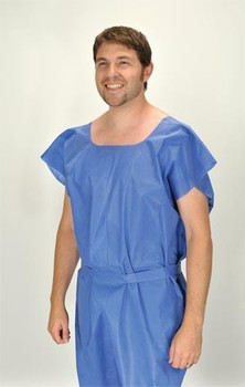 TIDI 980831 DEXTER CREPE EXTERIOR PATIENT CAPES and GOWNS