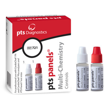 PTS DIAGNOSTICS CARDIOCHEK 721 CONTROLS 0721