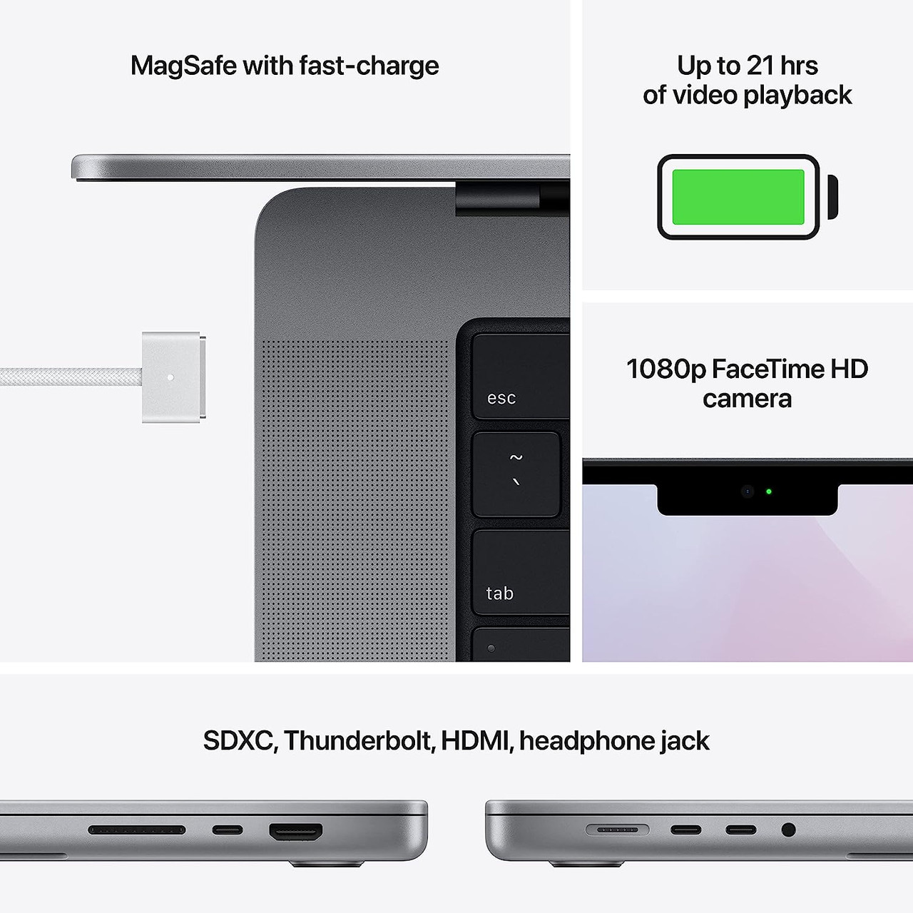 2021 Macbook Pro with Apple M1 Max Chip | 16.2" (3456 x 2234) | M1 Max ...