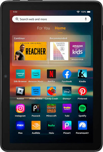 2022 Amazon Fire HD 8 Tablet (12th generation) | 8" (1280 x 800) | Hexa-core 2.0 GHz | 2GB RAM | 32GB Storage | Black | Fire OS