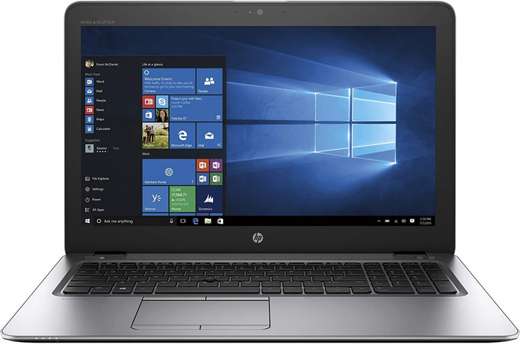 HP EliteBook 850 G4 15.6" Full HD Laptop, Core i7-7600U 2.8GHz 16GB RAM, 512GB Solid State Drive, Windows 10 Pro 64Bit