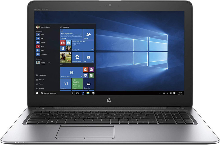 HP EliteBook 850 G4 15.6" FHD Touchscreen Laptop, Core i7-7600U 2.8GHz 16GB RAM, 512GB Solid State Drive, Windows 10 Pro 64Bit