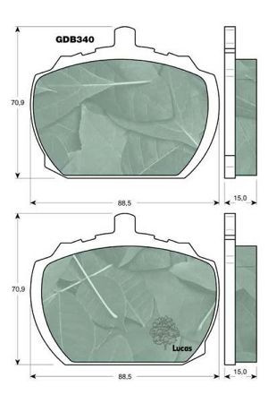 Ceramic Front brake pads TR8