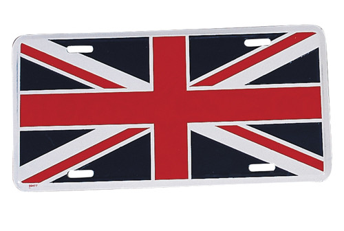 License Plate - Union Jack (9814)