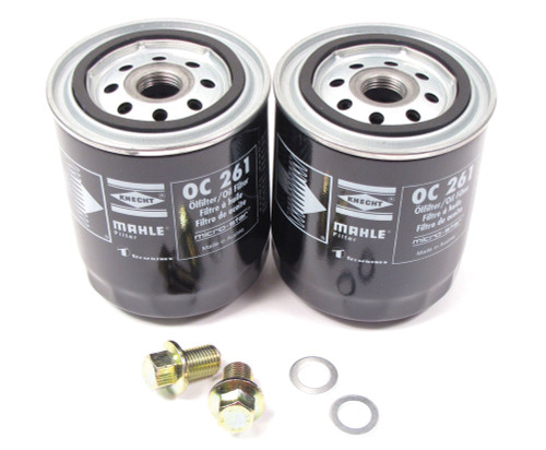 Oil Filter Kit, Two Filters Including Plugs And Washers By Mahle ERR3340, For Land Rover Discovery Series II And Range Rover P38 Vehicles With BOSCH Engine (ERR3340SKA)
