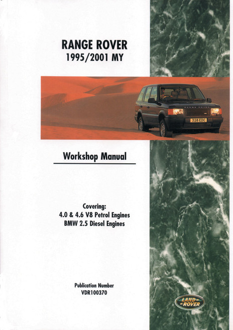 Workshop Manual By Bentley For Range Rover P38, 1995 - 2001 (9291C )