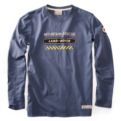 Land Rover Heritage Classic Logo Mountain Rescue Long Sleeve T-Shirt ,LRHC105