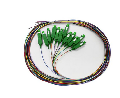 Fibre Pigtail SC/APC OS1 / OS2 Singlemode 1m - 12 pack Rainbow - Gigafy