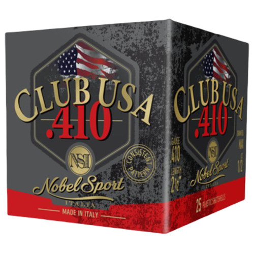 Noble NSI .410 Shotshell .410 ga 2-1/2" 1/2 oz. 1240 fps #8 100 ct (4 boxes of 25)
