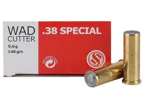 Sellier & Bellot Pistol & Revolver Ammo .38 Spl 148 gr WC 200 ct
