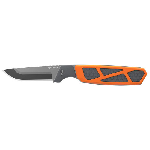 Outdoor Edge Razor Apx Fixed Knife with 3" Removable Drop Point Blades Orange