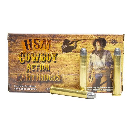 HSM Cowboy Action Hard Cast Rifle Ammunition .38-55 Win 240gr RNFP 1325 fps 100rds