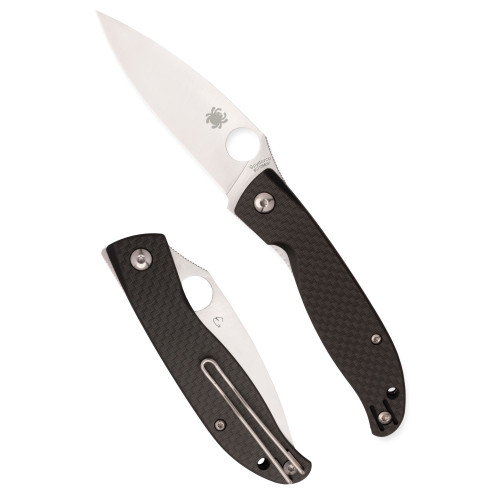 SPYDERCO MANTRA 4 CF 3.34 BLK/SLV