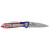 KERSHAW LEEK 3 USA FLAG/SLV