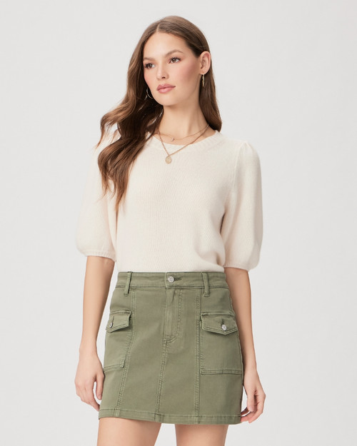 Paige Jessie Skirt with Cargo Pockets, Vintage Ivy Green