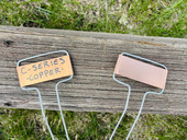 C-Series copper replacement plates with angled design – made to fit standard C-Series garden marker wire legs. Crafted from solid copper that naturally patinas over time for a timeless garden look. Weather-resistant, reusable, and proudly made in the USA for lasting plant identification. C-Series copper replacement plates with angled design – made to fit standard C-Series garden marker wire legs. Crafted from solid copper that naturally patinas over time for a timeless garden look. Weather-resistant, reusable, and proudly made in the USA for lasting plant identification.