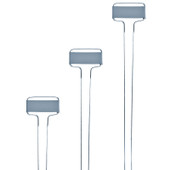 C-Series aluminum garden marker with angled faceplate and galvanized steel legs – ideal for labeling herbs, vegetables, and flowers in garden beds and containers. Lightweight, rustproof, and weather-resistant for long-term outdoor use. Made in the USA for both home and professional gardeners.