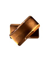 E-Series copper replacement plates with pre-bent design – compatible with standard E-Series garden marker wire legs. Lightweight, rustproof, and weather-resistant for long-lasting outdoor plant labeling. Made in the USA and perfect for refreshing garden tags in flower beds, herb patches, and vegetable rows.