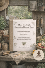 Plant Spacing & Companion Planting Charts (Digital Download)