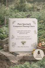 Plant Spacing & Companion Planting Charts (Digital Download)