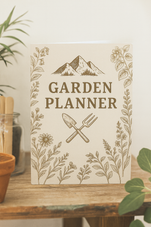 Rustic Garden Planner: Harvest, Pest & Compost Logs (Digital Download)